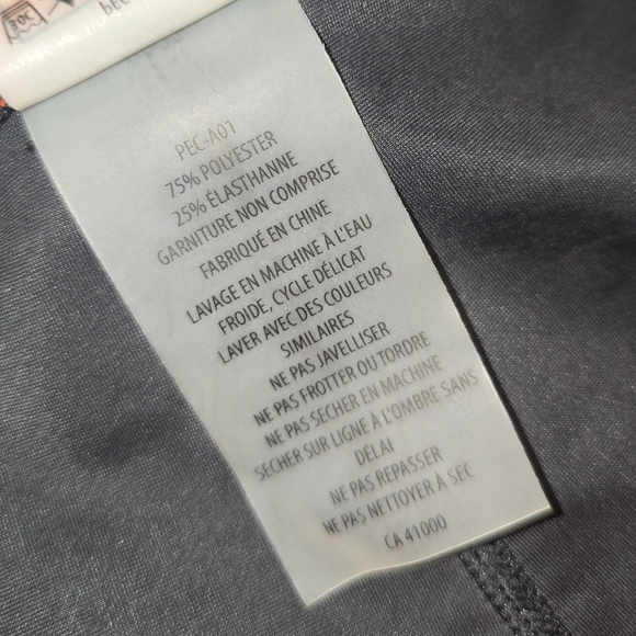 P.E Nation Women's The Glory Leggings - Black/Orange/White Medium Compression - Picture 8 of 8